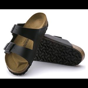 Black Birkenstock Arizona Birko-Flor